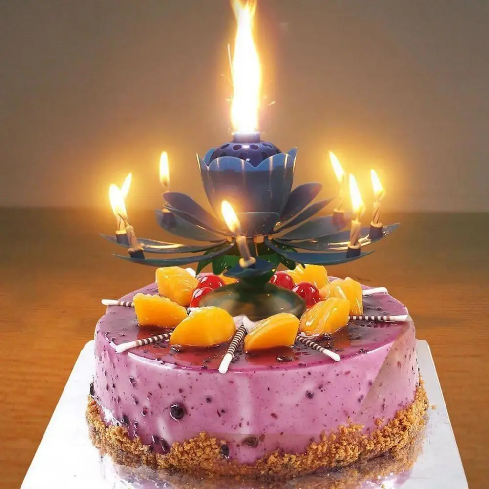 Magic Flower Birthday Candle
